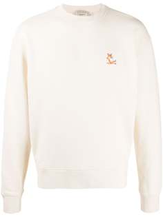 Maison Kitsuné embroidered fox sweatshirt