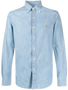 Ralph Lauren рубашка с вышитым логотипом