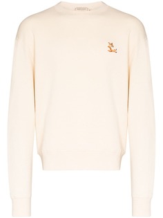 Maison Kitsuné embroidered fox motif sweatshirt