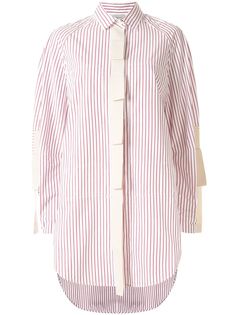 Lee Mathews рубашка оверсайз в полоску