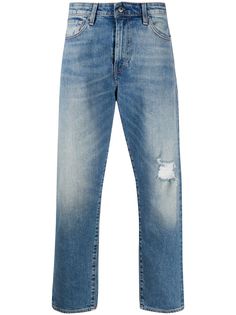 Levis: Made & Crafted укороченные джинсы с эффектом потертости