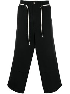Y-3 брюки оверсайз с кулиской