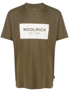 Woolrich футболка с логотипом