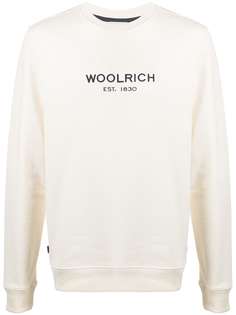 Woolrich толстовка с вышитым логотипом