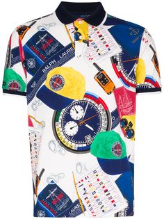 Polo Ralph Lauren рубашка поло с принтом