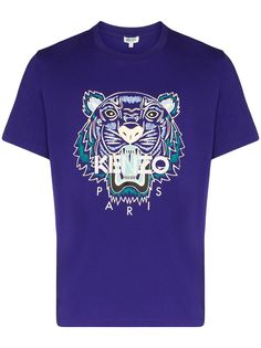 Kenzo KENZ TIGER LOGO SS TEE BLU