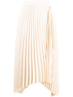Calvin Klein плиссированная юбка асимметричного кроя