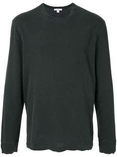 James Perse dry touch crew neck top