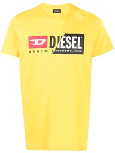 Diesel dual logo print T-shirt