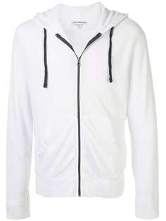 James Perse plain zipped hoodie