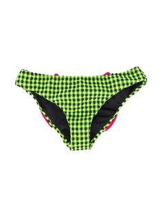 Mc2 Saint Barth Kids embroidered plaid bikini bottoms