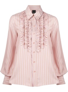 Pinko рубашка в полоску с оборками