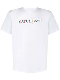 Saturdays Nyc logo print T-shirt