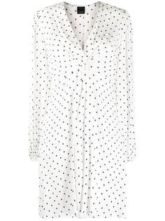 Pinko платье в горох с длинными рукавами