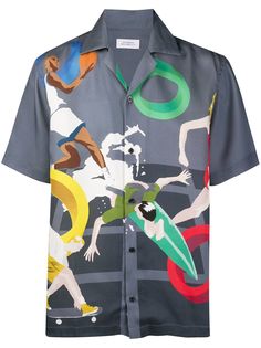 Saturdays Nyc graphic print short-sleeve shirt