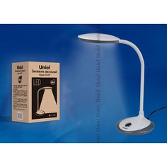 Настольная лампа офисная TLD-527 Grey/LED/400Lm/4500K Uniel