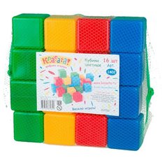 Кубики Класата цветные 1402