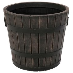 Горшок Roto Alibunar Planter Polka S темно-коричневый