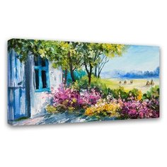 Картина Симфония Блаженство у дома 100х50 см