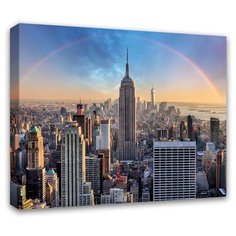 Картина Симфония Современный мегаполис 50х40 см