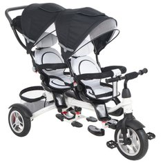 Трехколесный велосипед Capella Twin Trike 360 (2020) graphite