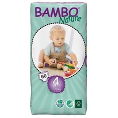 BAMBO подгузники Nature Maxi (7-18 кг) 60 шт.
