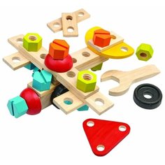 Винтовой конструктор PlanToys Construction 5539 40 деталей