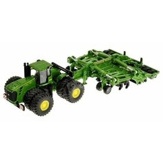 Трактор Siku John Deere 9630 с прицепом-плугом (1856) 1:87 22.6 см зеленый