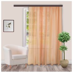 Тюль Witerra вуаль на ленте 500х260 см светлый персиковый