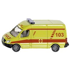 Набор машин Siku 1819RUS 1:55 белый/желтый/красный