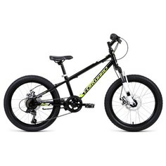 Подростковый горный (MTB) велосипед FORWARD Unit Pro 20 Disc (2020) черный 10.5" (требует финальной сборки)
