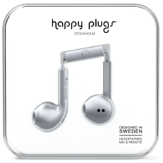 Наушники Happy Plugs Earbud Plus space grey