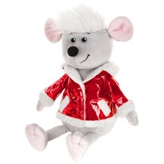 Мягкая игрушка Maxitoys Мышонок Виталик в красной куртке 28 см