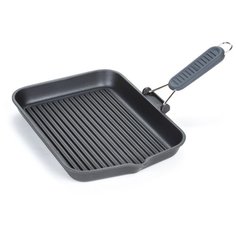 Сковорода-гриль Risoli Saporelax 36х26 см, черный/серый