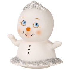 Фигурка Феникс Present Снеговик-принцесса 8 см белый
