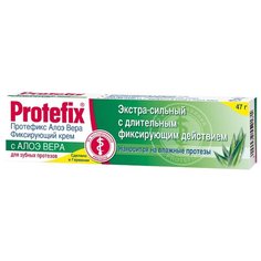 Protefix крем фиксирующий экстра-сильный с Алоэ Вера, 47 г, 40 мл