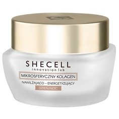 Shecell Крем для лица Микросферический коллаген дневной и ночной SPF 15 увлажняющий и активизирующий 30+, 50 мл