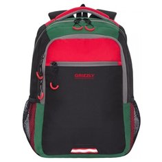 Рюкзак Grizzly RU-922-3/1 16 (черный-красный)