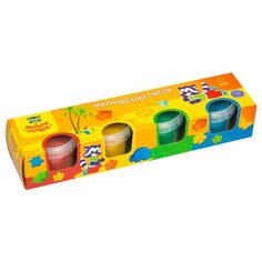 Кинетический песок Мульти-Пульти Приключения Енота, 4 цвета, 0.56 кг