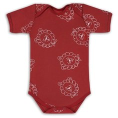 Боди Веселый Малыш размер 74, терракотовый