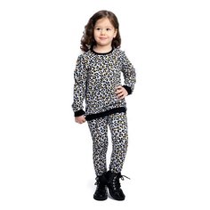 Комплект одежды Веселый Малыш размер 110, серый/оранжевый/черный