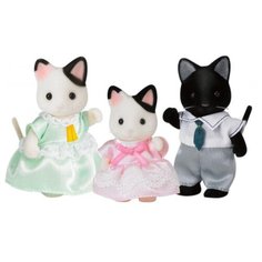 Фигурки Sylvanian Families Семья Черно-белых котов 5306