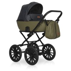 Универсальная коляска Riko Ozon Prestige (2 в 1) 02 черно-зеленый