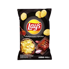 Чипсы Lays картофельные Ребрышки гриль, 150 г