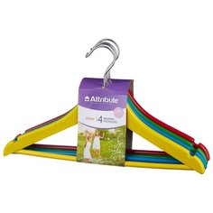 Вешалка Attribute Набор детские Home AHC254 красный/зеленый/синий/желтый