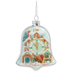 Елочная игрушка Magic Time 78346 белый/красный/зеленый