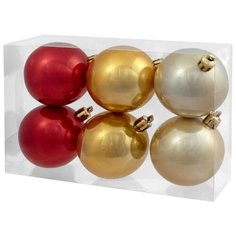 Набор шаров Magic Time 80660 золотистый/красный