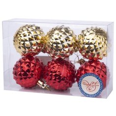 Набор шаров Magic Time Ассорти (80663) красный/золотой