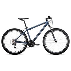 Горный (MTB) велосипед FORWARD Apache 27.5 1.0 (2020) серый/черный 17" (требует финальной сборки)