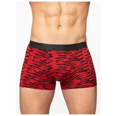 Salvador Dali Трусы боксеры с принтом, размер XXL, красный